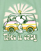 Kid Peanuts™ Snoopy Short-Sleeve Graphic Tee - Green, image 2 of 2 slides