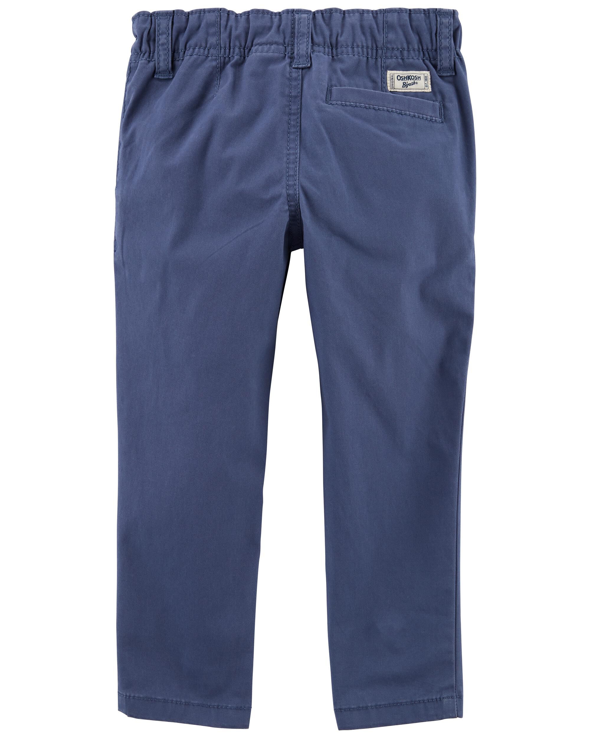 Boys blue top chino pants