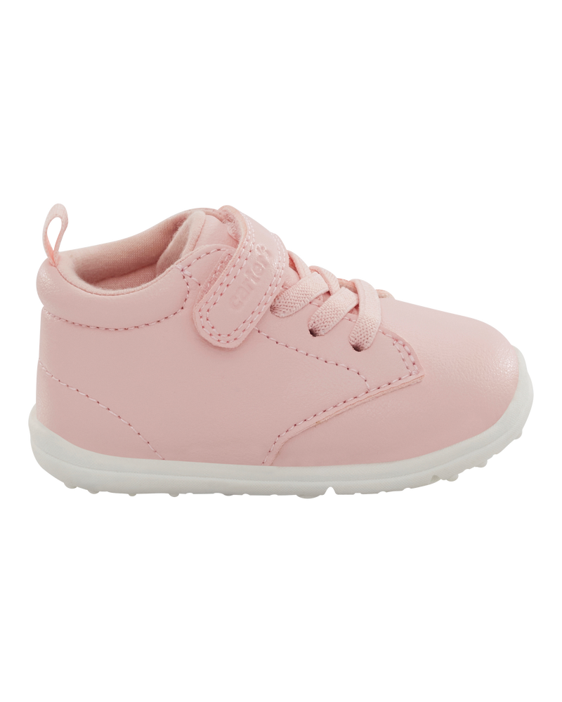  Every Step® First Walker  High-Top Sneakers - Pink, image 2 of 8 slides