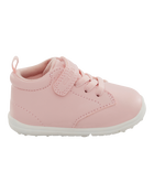  Every Step® First Walker  High-Top Sneakers - Pink, image 2 of 8 slides