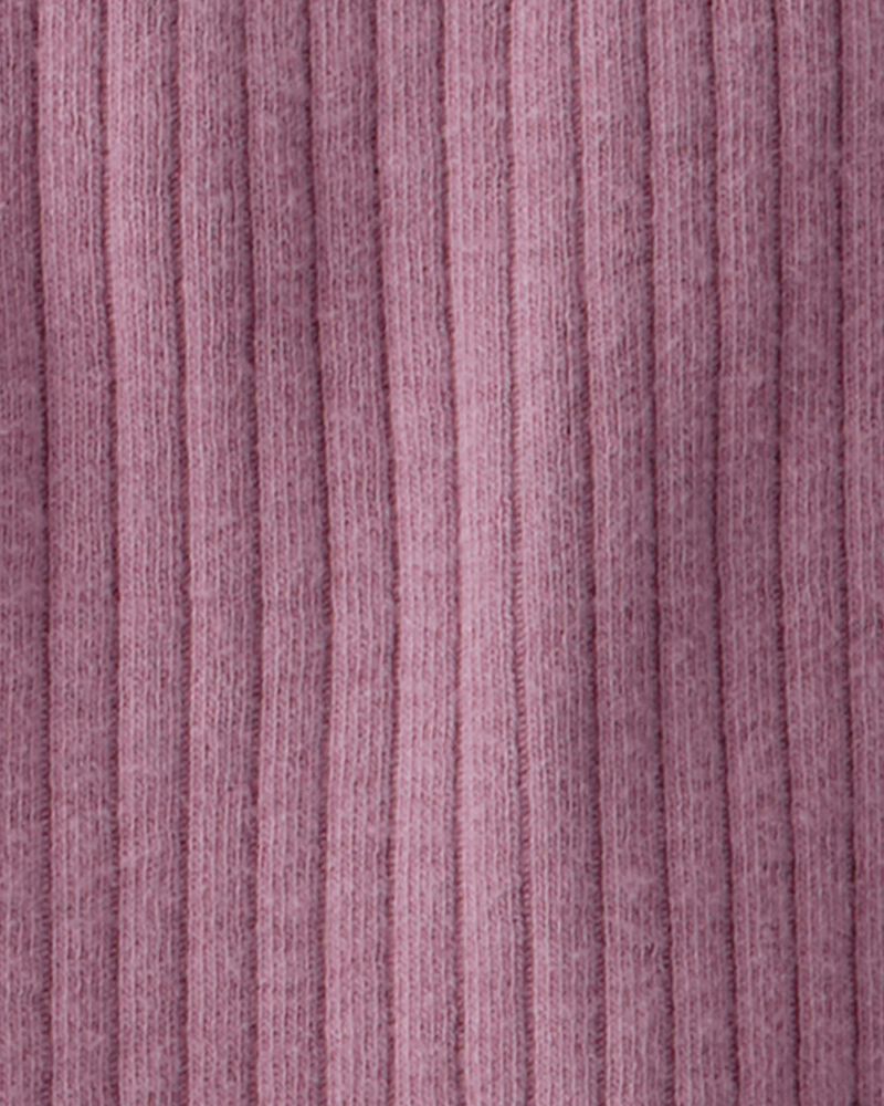 Baby Girl 2-Pack Organic Cotton Rib Leggings, image 4 of 6 slides