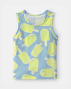 Toddler Popsicle Tank Top - Blue/Green, image 1 of 4 slides