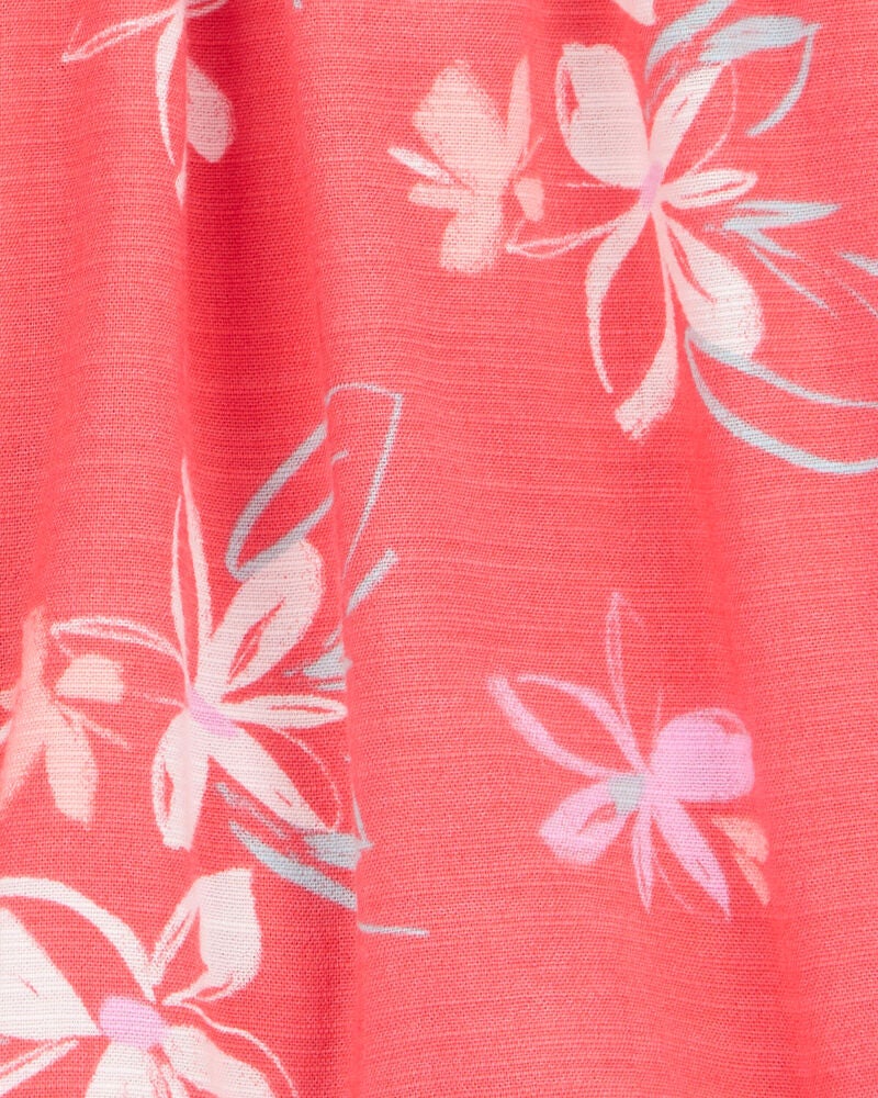 Kid Floral Flowy Pull-On Shorts, image 3 of 4 slides
