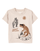 Toddler Desert Lizard Graphic Tee - Ivory, image 1 of 4 slides