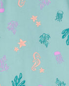 Toddler 1-Piece Coral Print Rashguard, image 3 of 4 slides
