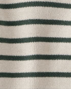 Baby 2-Piece Organic Cotton Sweater Knit Set in Stripes, image 4 of 6 slides
