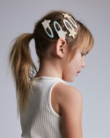 Toddler Girl 6-Pack Sandcastle Hair Clips, 