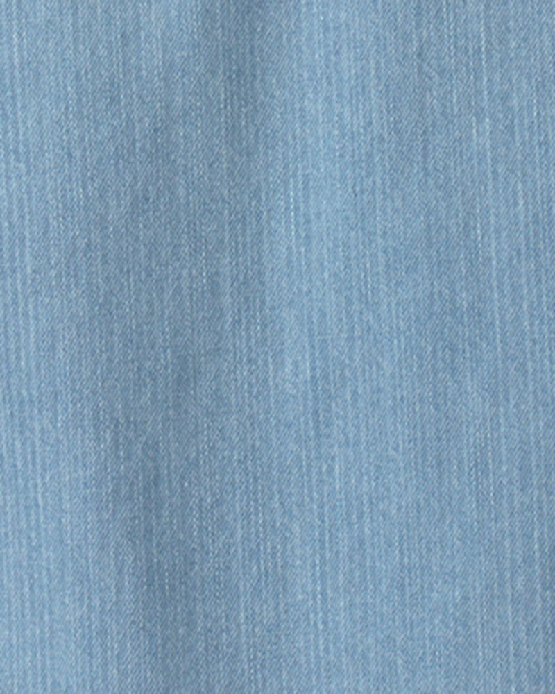 Filles - D&eacute;bardeur en chambray denim - D&eacute;lav&eacute; clair, image 2 sur 2 diapositives