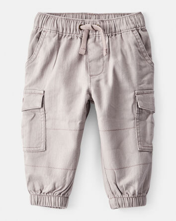 Bébé garçon - Pantalon cargo tendance en coton – Gris, 