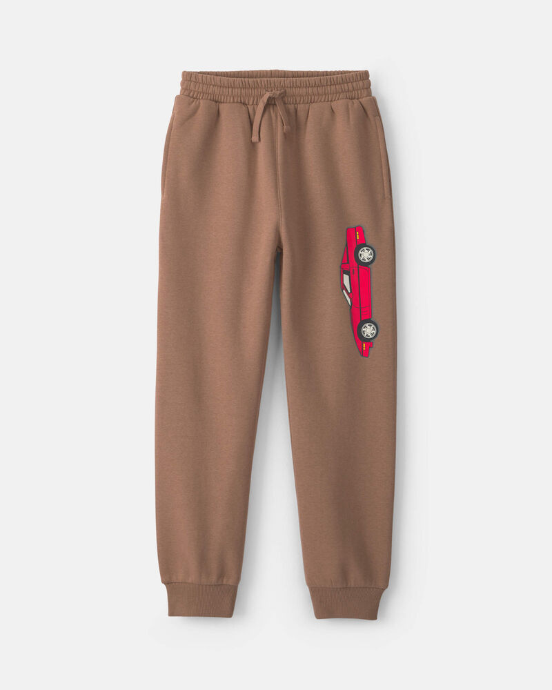 Boys Corvette Car Joggers - Khaki, image 1 of 3 slides