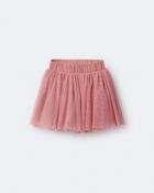 Toddler Girl Avenue Twirl™ Mini Skirt with Tulle - Pink, image 5 of 6 slides