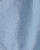 Baby Organic Cotton Chambray Shorts, image 4 of 5 slides
