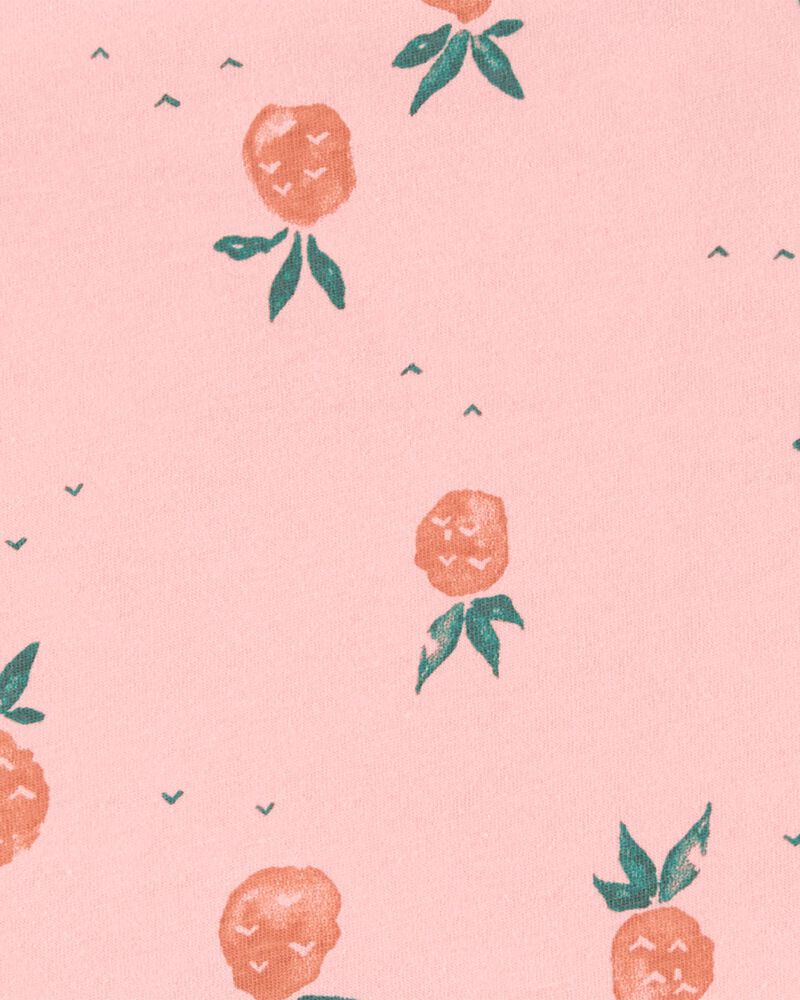 Pineapple Print Ruffle Criss-Cross Tank, image 3 of 3 slides