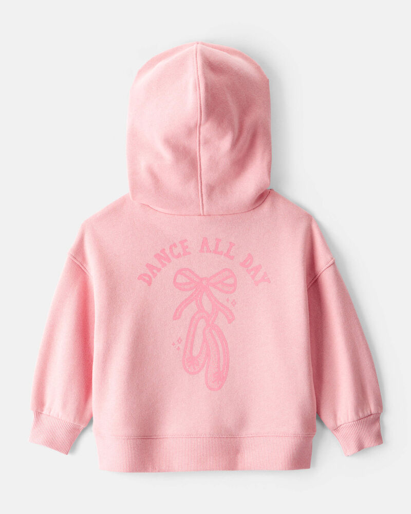 Baby Girl 2-Piece Ballet Long-Sleeve Hoodie & Pant Set - Pink, image 5 of 7 slides