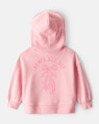 Baby Girl 2-Piece Ballet Long-Sleeve Hoodie & Pant Set - Pink, image 5 of 7 slides