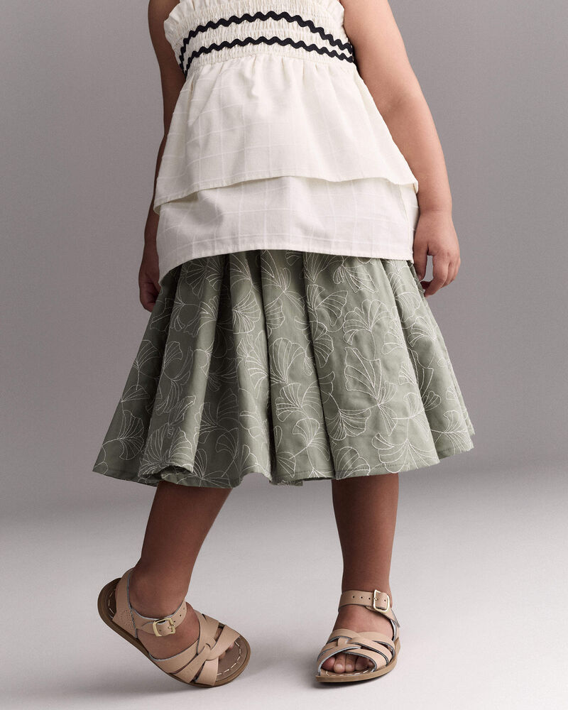 Tout-petit fille - Jupe midi Avenue Twirl&trade; &agrave; imprim&eacute; floral - Vert, image 3 sur 7 diapositives