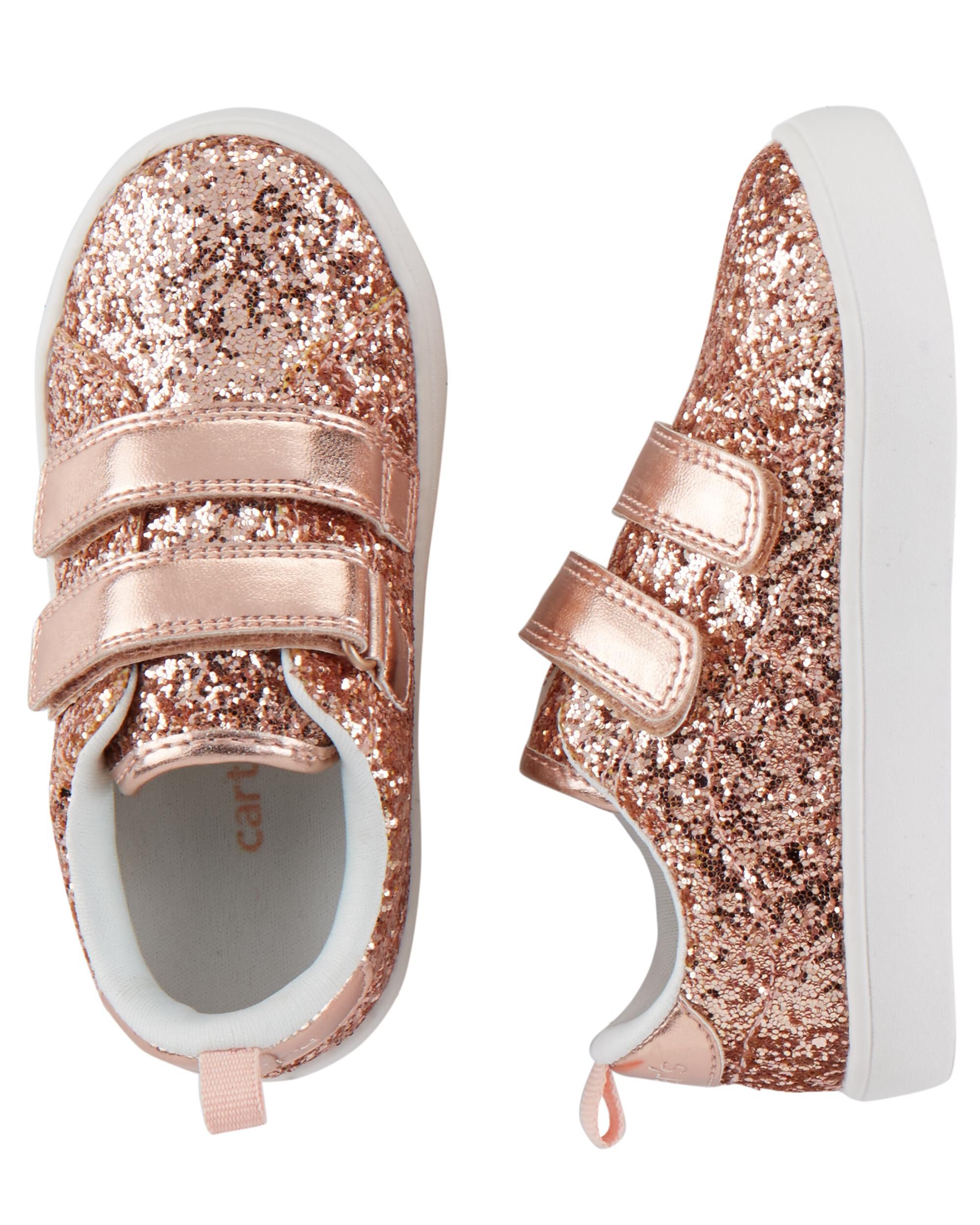 carter's glitter casual sneakers