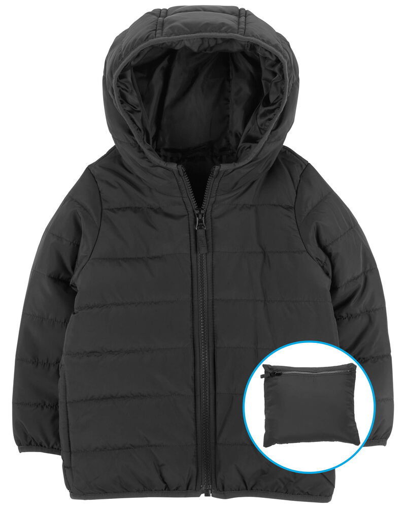 Kid Packable Puffer Jacket, image 1 of 6 slides