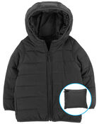 Kid Packable Puffer Jacket, image 1 of 6 slides