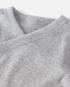 Baby Organic Cotton Rib Bodysuit, image 2 of 3 slides