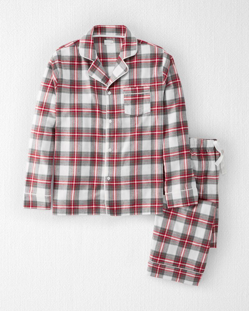 Adult Organic Cotton Pyjamas Set, image 1 of 4 slides