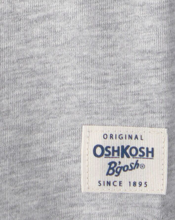 Toddler Boy Short-Sleeve Henley Tee - Grey, 