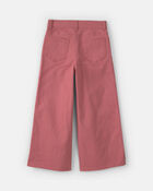 Girls Cropped Wide-Leg Pants - Red, image 2 of 4 slides