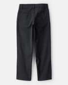 Boys Cotton Chino Pants - Black, image 2 of 4 slides