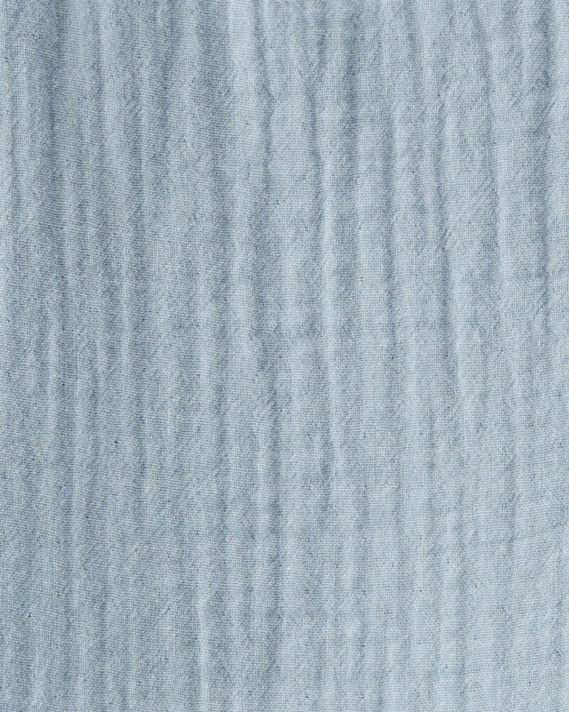 Enfant en bas âge Robe bleue en gaze de coton biologique
, image 4 sur 11 diapositives