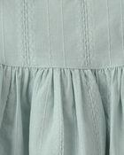 Baby Girl Ruffle-Sleeve Dress - Green, image 4 of 5 slides