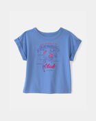 Toddler Girl Mermaid Top - Blue, image 1 of 5 slides
