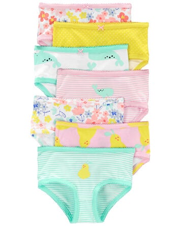 Kid 7-Pack Stretch Cotton Undies, 