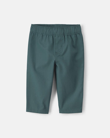 B&eacute;b&eacute; gar&ccedil;on - Ensemble 2 pi&egrave;ces chandail tricot &agrave; motif chien et pantalon - Vert/Brun, 