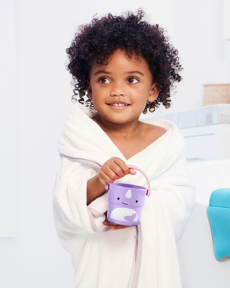 Zoo Stack & Pour Buckets Baby Bath Toy, image 4 of 6 slides