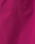 Toute-petite fille - Pantalon de jogging en popeline et boucle aux chevilles - Rouge, image 6 sur 6 diapositives