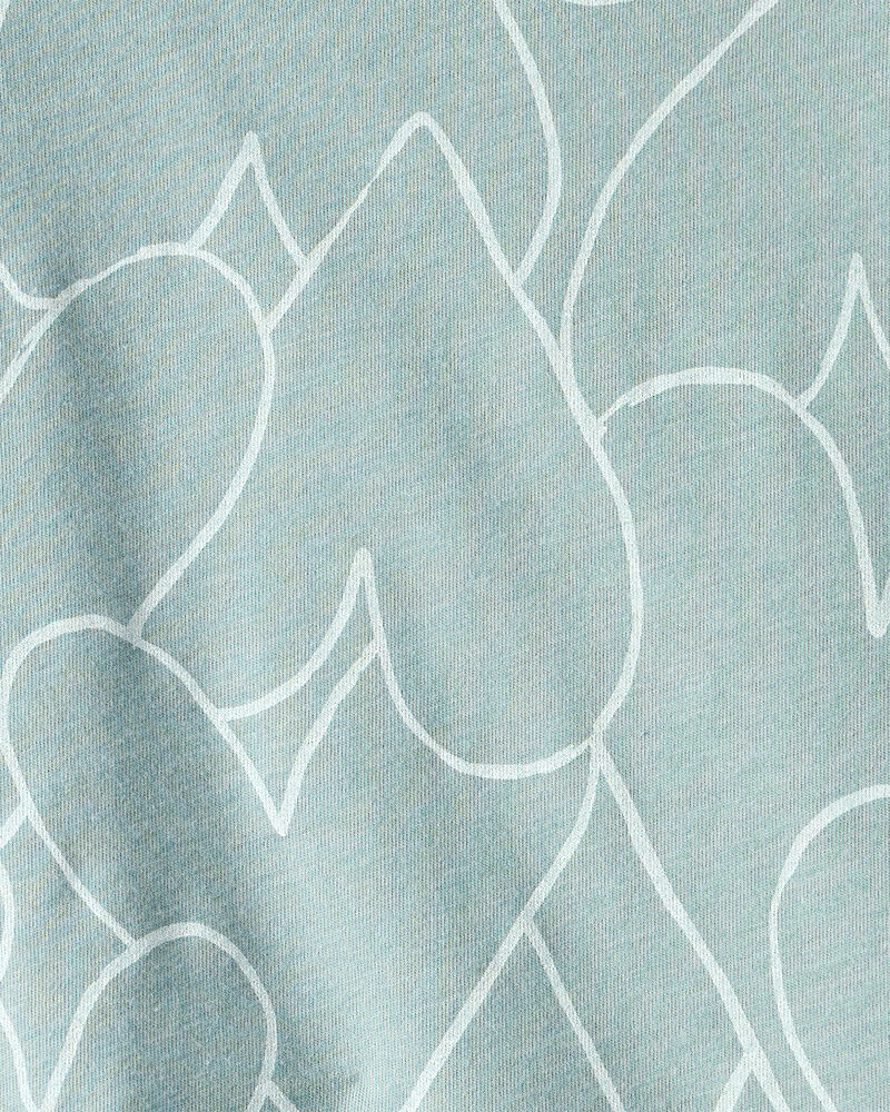 Toddler Girl Heart Long-Sleeve Peplum  Top - Green, image 2 of 3 slides