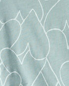 Toddler Girl Heart Long-Sleeve Peplum  Top - Green, image 2 of 3 slides