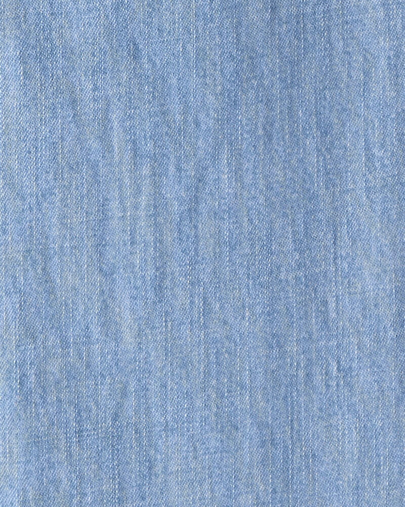 Boys Organic Cotton Chambray Pants, image 4 of 5 slides