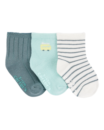Baby 3-Pack Car Booties, 