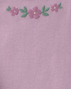 Baby Girl 3-Piece Floral Layering Set - Purple/Ivory, image 3 of 4 slides