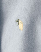 Baby Girl 3-Piece Flutter-Sleeve Top & Short Set - Blue, image 3 of 6 slides