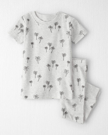Baby 2-Piece Organic Cotton Pajamas in Palm Trees, 