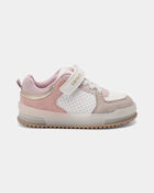 Toddler Girl Colour Block Casual Sneakers - Pink/White, image 2 of 6 slides