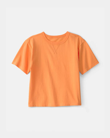 Boys Short-Sleeve T-Shirt - Orange, 