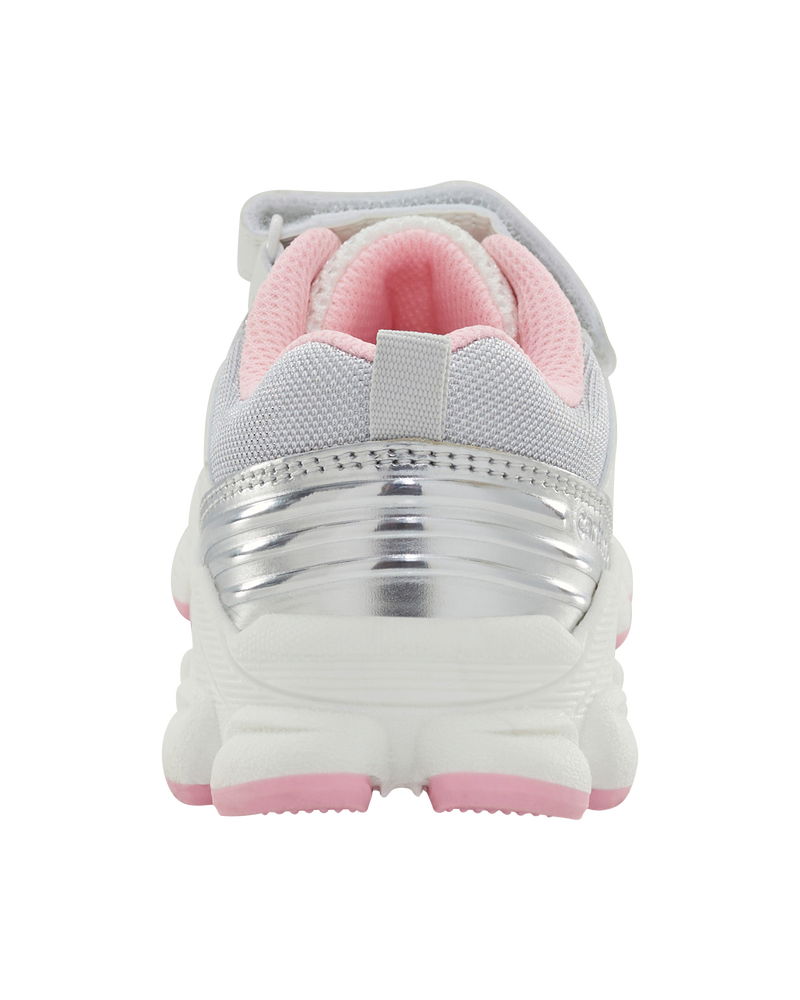 Toddler Athletic Sneakers - White, image 3 of 7 slides