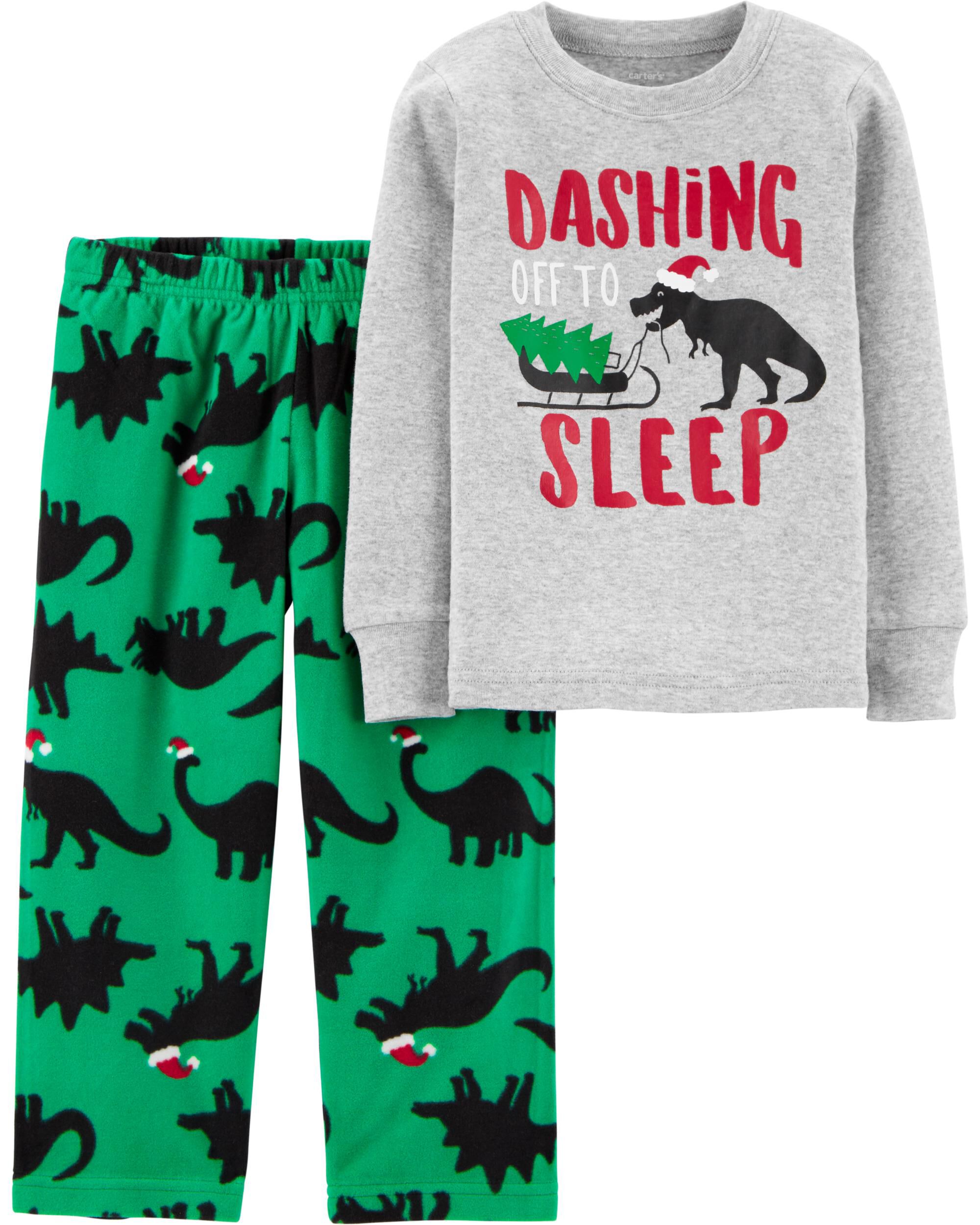 carters fleece pajamas 2t