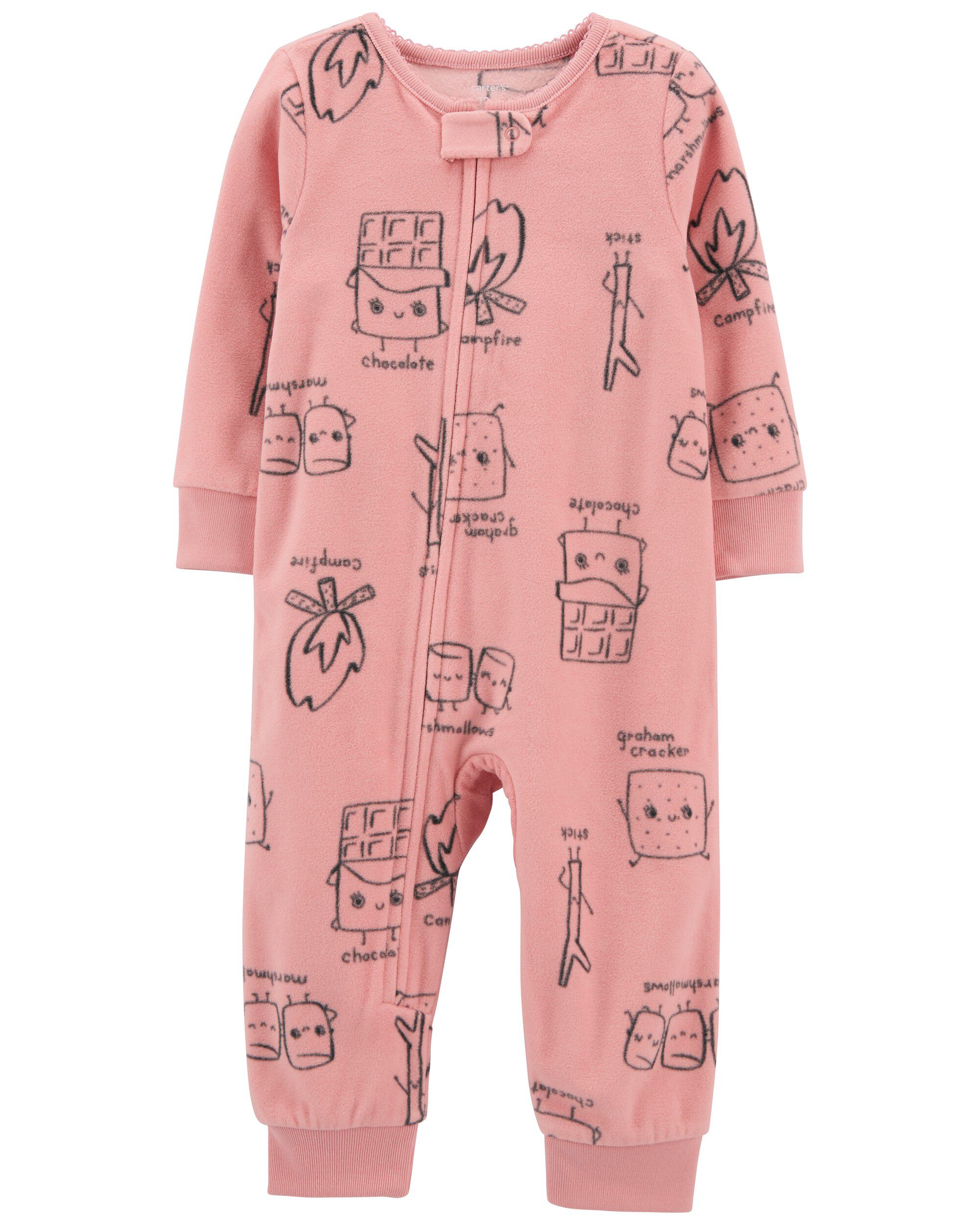 Fleece footless pajamas outlet