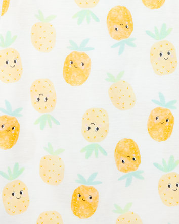 Girls 2-Pack Pineapple Nightgowns, 