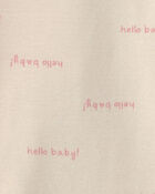 Baby Girl 5-Pack Floral Short-Sleeve Bodysuits - Pink/Ivory, image 3 of 7 slides