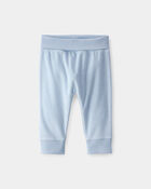 B&eacute;b&eacute; gar&ccedil;on - Pantalon en tissu &eacute;ponge - Bleu, image 1 sur 3 diapositives